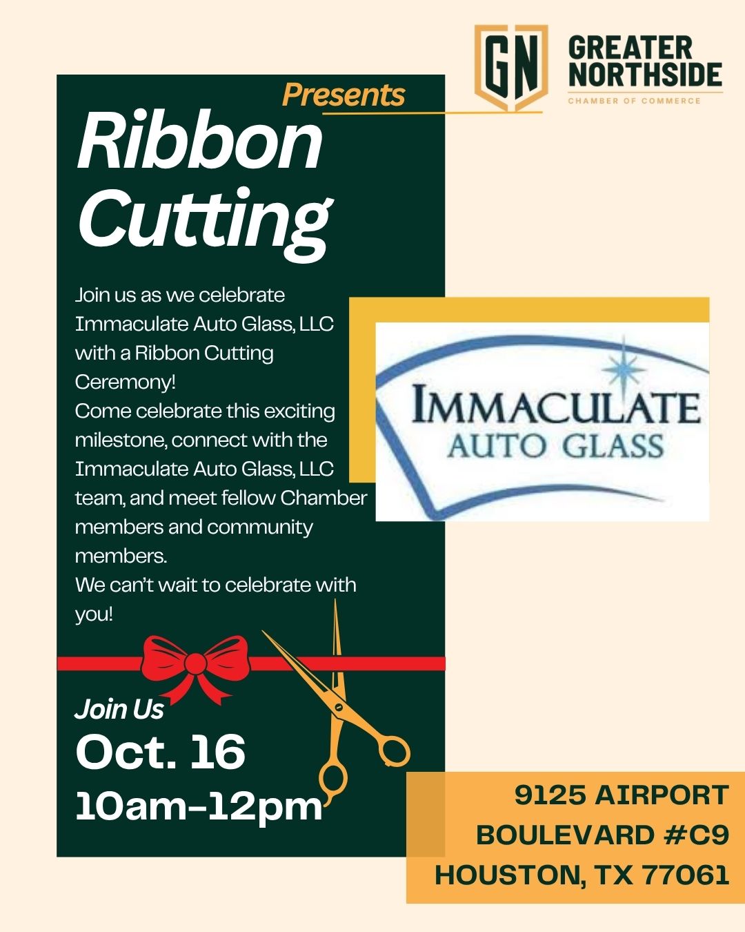 Ribbon cutting: Immaculate Auto Glass, LLC